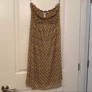 Diane von Furstenberg strapless dress